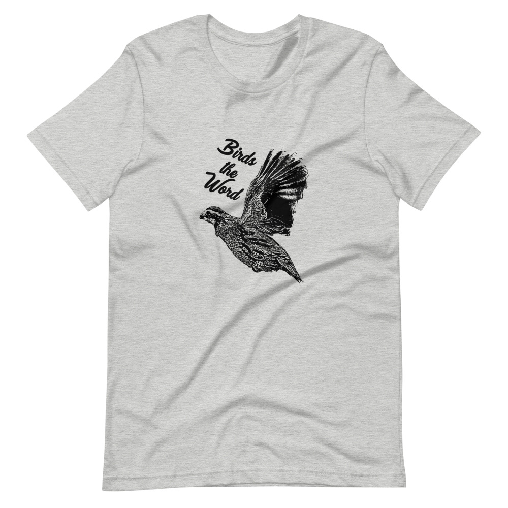 Birds the Word T-Shirt – Wire Haired Griffon